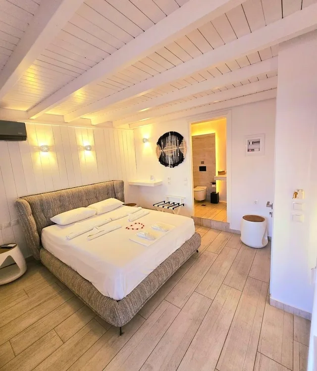 غرفة سوبيريور بسرير كوين بإطلالة على البحر، Afrodite Hotel 2/9