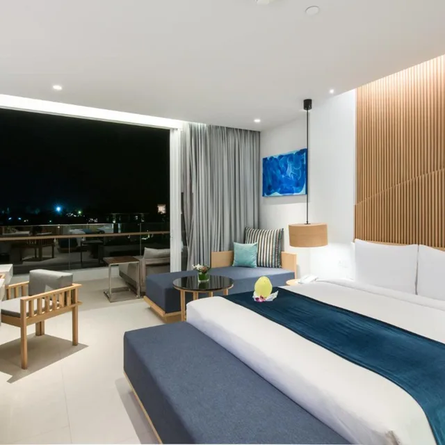 غرفة ديلوكس بسرير مزدوج أو سريرين منفصلين، Ace of Hua Hin Resort 3/9