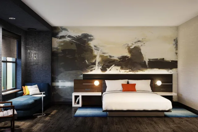 غرفة بسرير كينج، Marriott Owings Mills Metro Centre 4/13