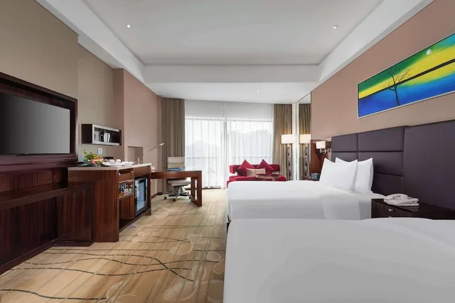 غرفة قياسية بسريرين منفصلين للمدخنين، Wyndham Putian Downtown 4/4