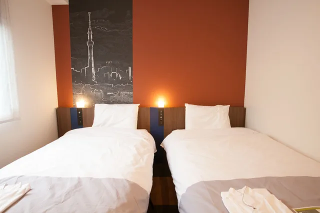 غرفة بسريرين منفصلين، Henn na Hotel Tokyo Haneda 7/10
