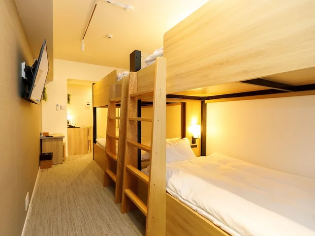 غرفة عائلية رباعية بأسرّة بطابقين في الملحق، President Hotel Hakata 1/4