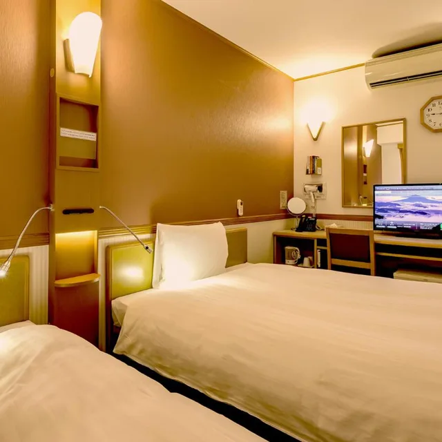غرفة عائلية بسريرين منفصلين، Toyoko Inn Takasakieki Nishiguchi No 2 6/10