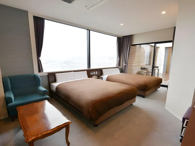 Modern, Superior, Twin Beds, Hotel New Gaea Kamigofuku 1/2