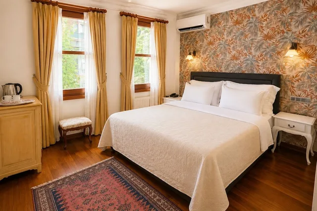 غرفة عائلية رباعية بسريرين كوين، Hotel Sari Konak 6/10