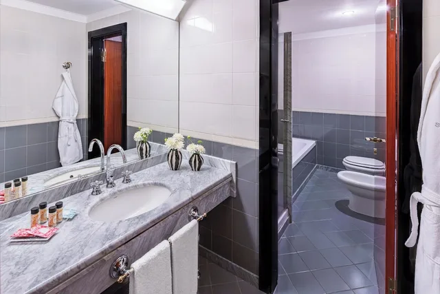 غرفة عائلية بسرير مزدوج مع أريكة، Starhotels Du Parc 10/10