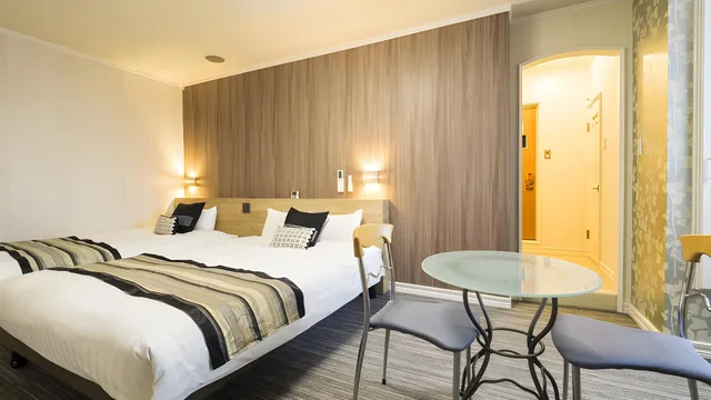غرفة قياسية بسريرين منفصلين، Hotel AreaOne Obihiro 1/1