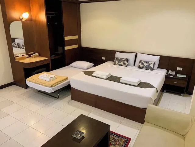 غرفة عائلية رباعية بسرير كينج وسرير فردي، Sabai Hotel 1/3