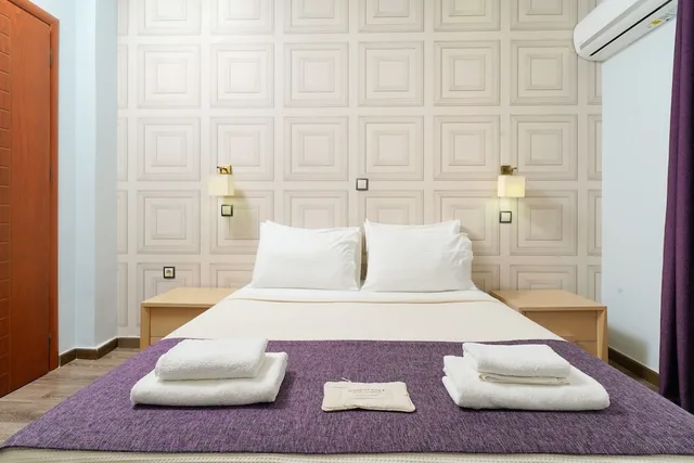 غرفة اقتصادية بسرير مزدوج بإطلالة جزئية على البحر، Kamelia Hotel 2/10