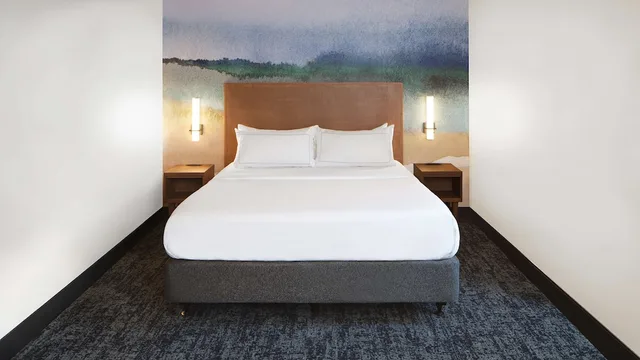 غرفة بسرير كينج بغرفة نوم واحدة بمطبخ، Rivers Edge Hotel Portland Tapestry Collection by Hilton 1/2