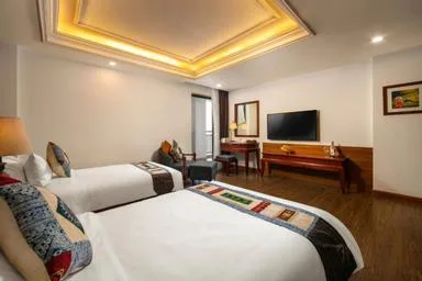 غرفة عائلية كلاسيكية متصلة، Bamboo Sapa Hotel 1/1