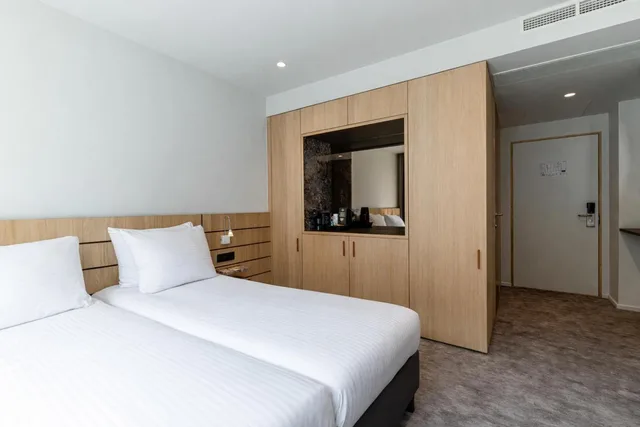غرفة سوبيريور بسرير فردي، Hotel Le Bois de Bruges 1/10
