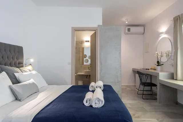 جناح استوديو بسرير مزدوج وسرير فردي، Galinos Hotel 1/3