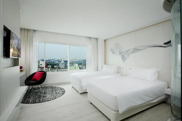 غرفة ديلوكس بسرير فردي، Centara Watergate Pavilion Hotel Bangkok 6/9