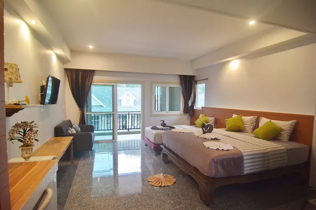 غرفة عائلية بسرير كوين، My Home Lantawadee Resort 1/5