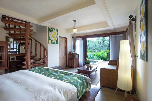 2 Bedrooms, Pool, Villa, River View، Villa Semana Resort Ubud 2/8