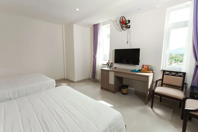 غرفة عائلية بسريرين كوين، Blue Sky Phu Quoc Hotel 3/5