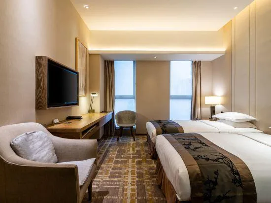 غرفة بزنس بسريرين منفصلين، Days Hotel & Suites by Wyndham Liangping 1/1