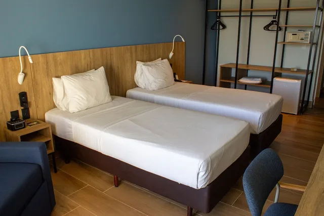 غرفة ديلوكس بسريرين منفصلين، Hotel Ilha do Boi 2/3