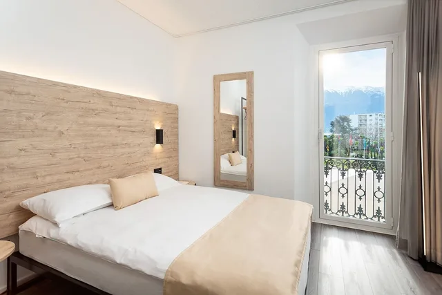 غرفة كومفورت بإطلالة على البحيرة مفردة بسرير مزدوج، Hotel Du Lac Locarno 2/2
