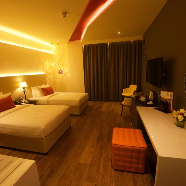 غرفة بريميوم بسريرين منفصلين، Carnelian Muscat - Airport Hotel 4/7