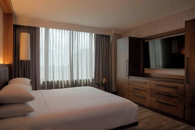 غرفة بسرير كينج بإطلالة على المدينة لذوي الإعاقة، Winston-Salem Marriott 2/4