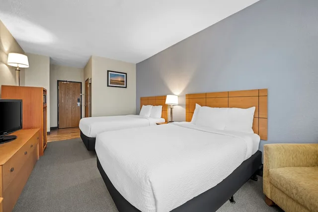 غرفة قياسية بسريرين كوين، Quality Inn Dubuque On Hwy 20 8/10