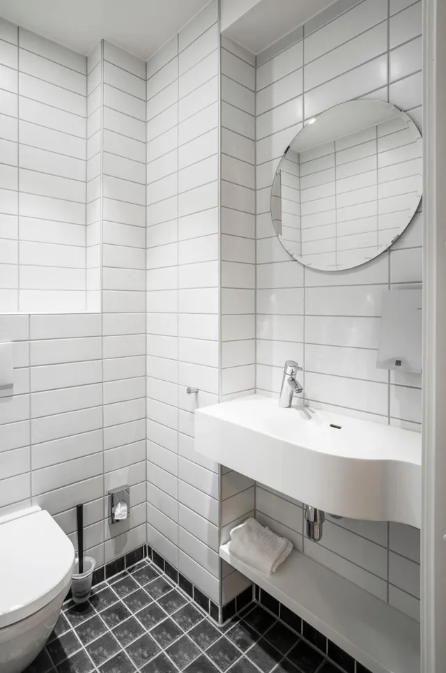 غرفة بسريرين منفصلين، Thon Hotel Slottsparken 7/8