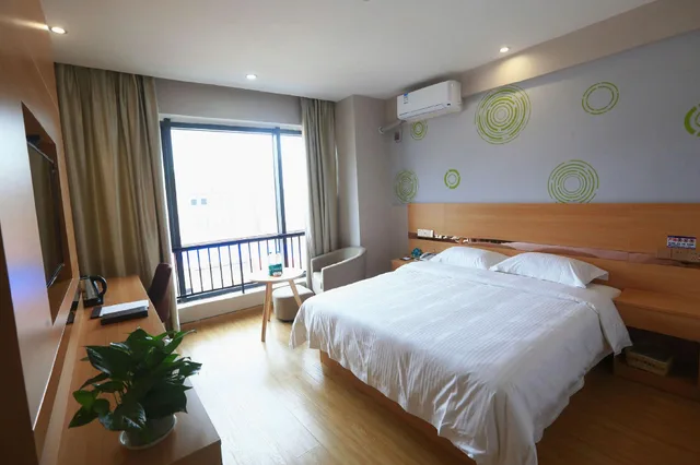 غرفة بسريرين منفصلين، GreenTree Inn Zhoushan Bai Quan Profusion Plaza Express Hotel 1/1