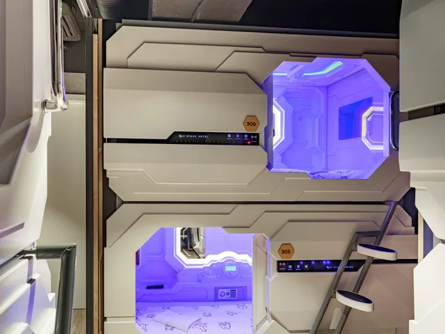 Capsule, Single Bed, Side Access، Ibis Styles Ljubljana The Fuzzy Log 1/4