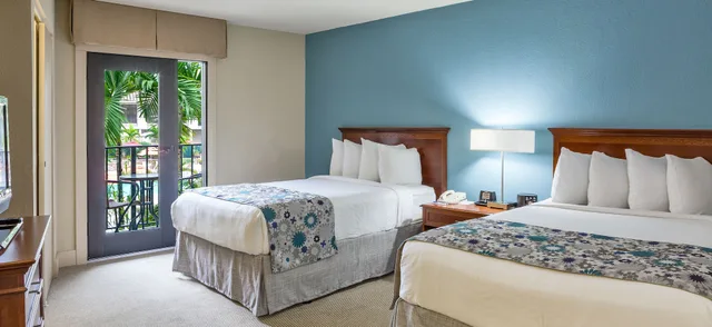 جناح استوديو بسريرين مزدوجين بإطلالة على المسبح، Wyndham Boca Raton 2/3