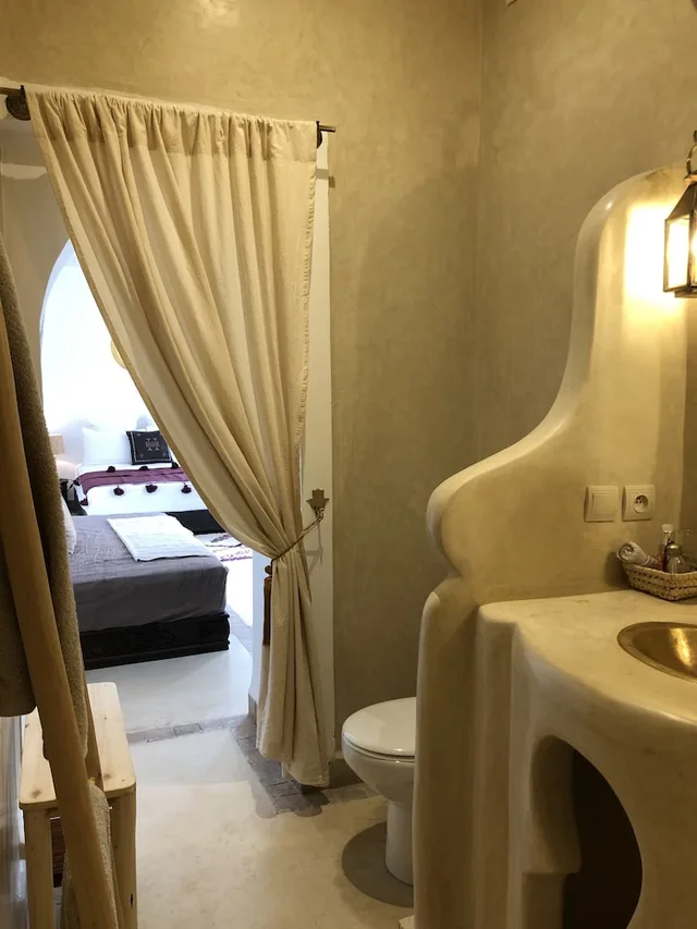 غرفة سوبيريور ثلاثية بسرير كوين وسرير فردي بحمام خاص، Riad Faiza and Spa 4/5