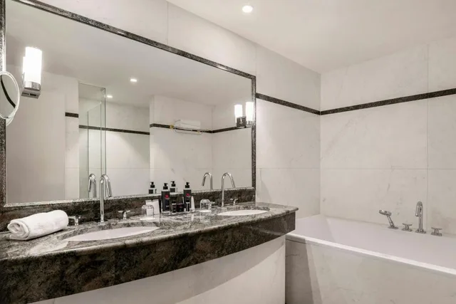 1 Bedroom, Empire, Suite, King Bed, City View, Balcony، Lyon Marriott Hotel Cite Internationale 1/1