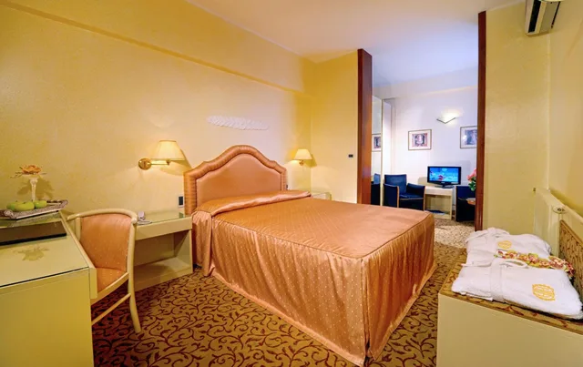 غرفة اقتصادية بسرير مزدوج أو سريرين منفصلين، Hotel Aurora Terme 7/10