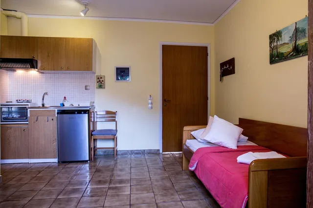 شقة عائلية بسريرين منفصلين بغرفة نوم واحدة مع أريكة، Oasis Apartments 5/10