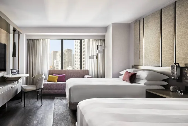 Room, 2 Double Beds, Accessible, San Francisco Marriott Marquis 2/3