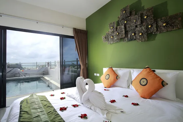 فيلا بسرير كينج وسرير فردي بـ3 غرف نوم، Gu Hotel 7/10
