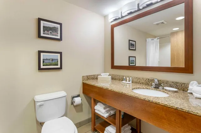 غرفة عائلية بسرير كينج وسرير كوين مع أريكة، Comfort Inn & Suites Blytheville, AR 8/8