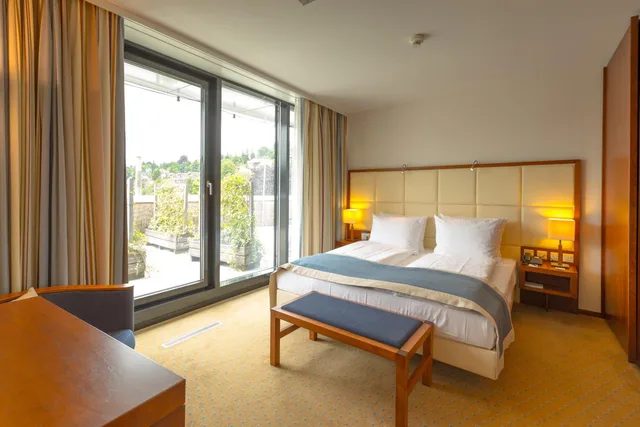 جناح بسرير كوين بإطلالة على المدينة بشرفة، Radisson Blu Hotel St Gallen 1/2