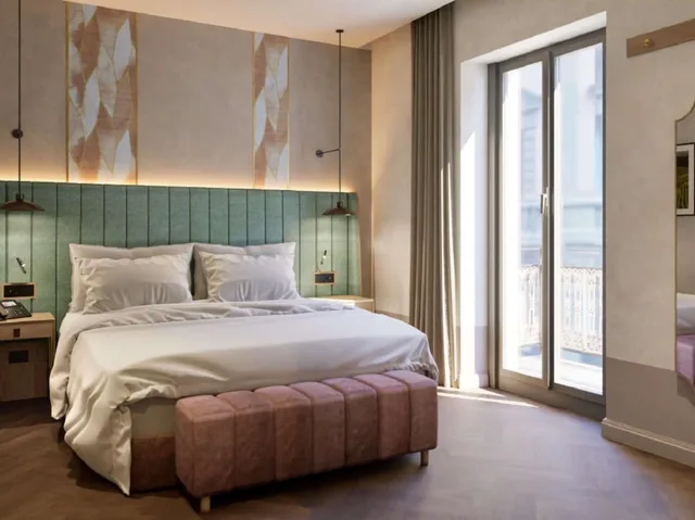 جناح بسرير كينج وسريرين منفصلين، Hotel Giacomo Morra Alba - Handwritten Collection 1/9