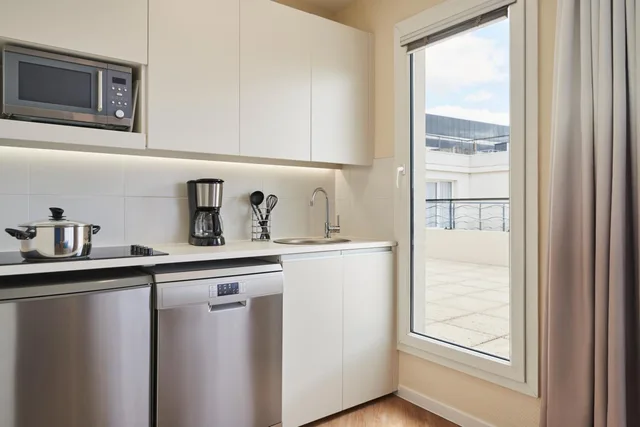 شقة بسريرين منفصلين بغرفتي نوم مع أريكة، Adagio Paris Porte De Versailles 7/7