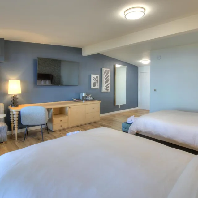 غرفة ديلوكس بسرير مزدوج بإطلالة على البحر، Ocean Crest Resort 3/4