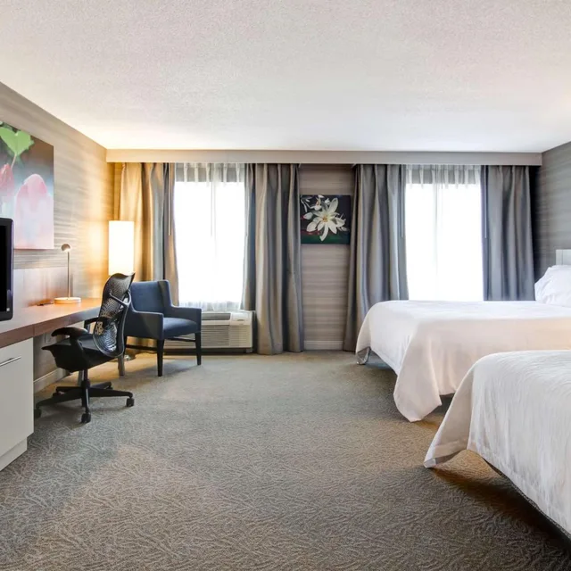 جناح بسرير كينج وسريرين كوين لذوي الإعاقة، Hilton Garden Inn Toronto Mississauga 3/6