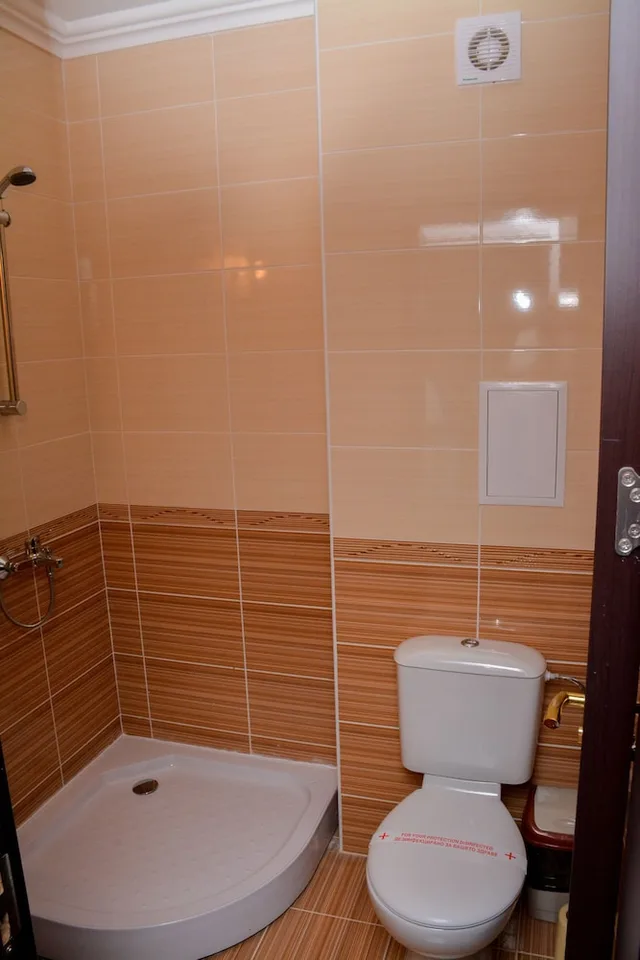 شقة بسرير مزدوج بإطلالة على المسبح بشرفة بغرفة نوم واحدة بمطبخ صغير، Olymp Apartcomplex 3/4