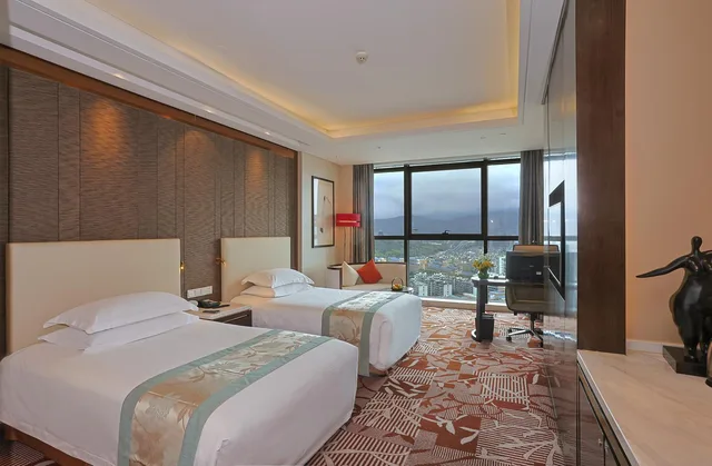 غرفة تنفيذية بسريرين منفصلين، Yiwu Shangcheng Hotel 1/1