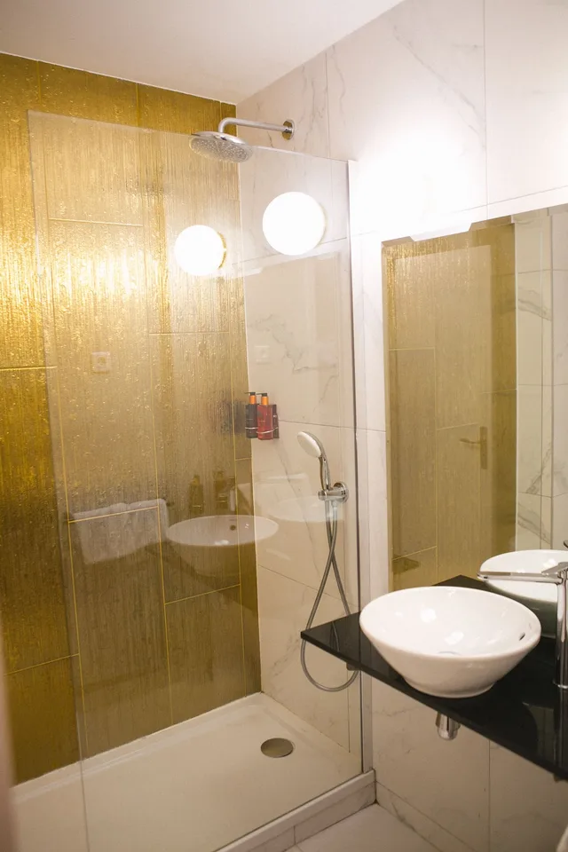 غرفة قياسية بسرير مزدوج، Hotel Le Versailles 4/8