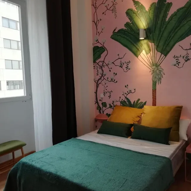 شقة بسرير مزدوج بغرفتي نوم، Smartr Madrid Gran Via 47 1/4