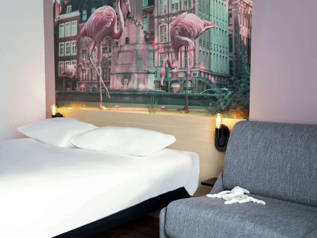 غرفة متصلة بسريرين مزدوجين، ibis Styles Lille Neuville en Ferrain 5/7