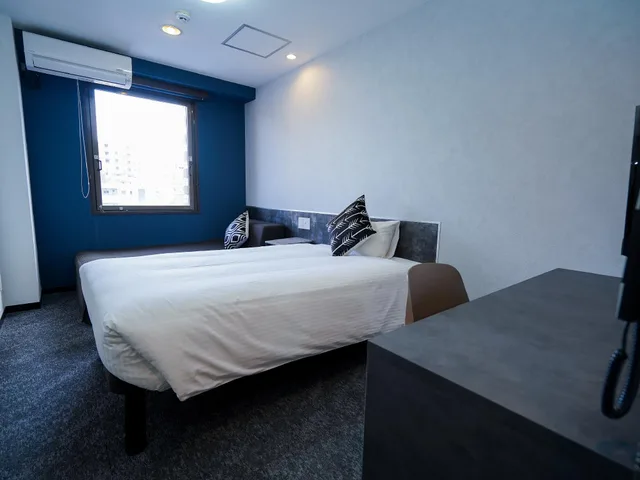 Semi Room, Single, Semi Double Bed, Sofa، Hotel AreaOne Miyazaki 1/1