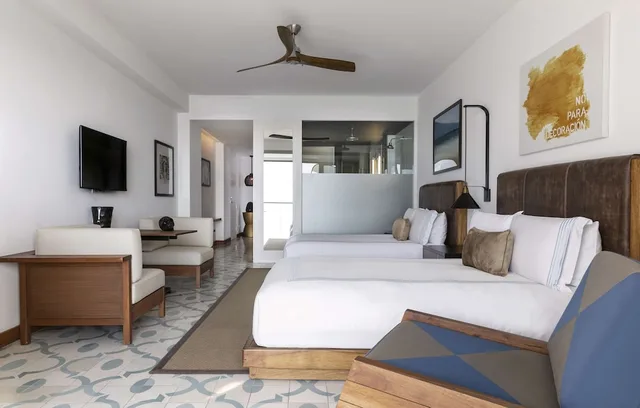 غرفة بسريرين كوين بإطلالة على البحر لذوي الإعاقة، THE CAPE - A THOMPSON HOTEL 5/9